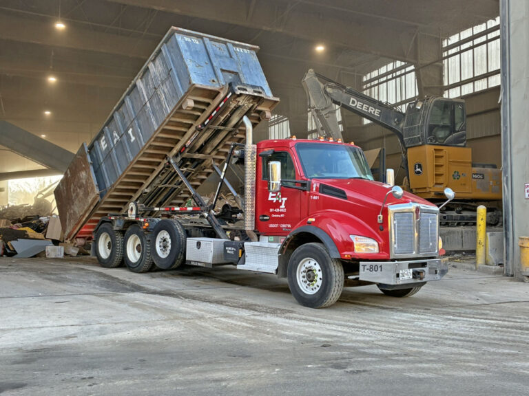 EAI Rolloff truck at C&D Recovery